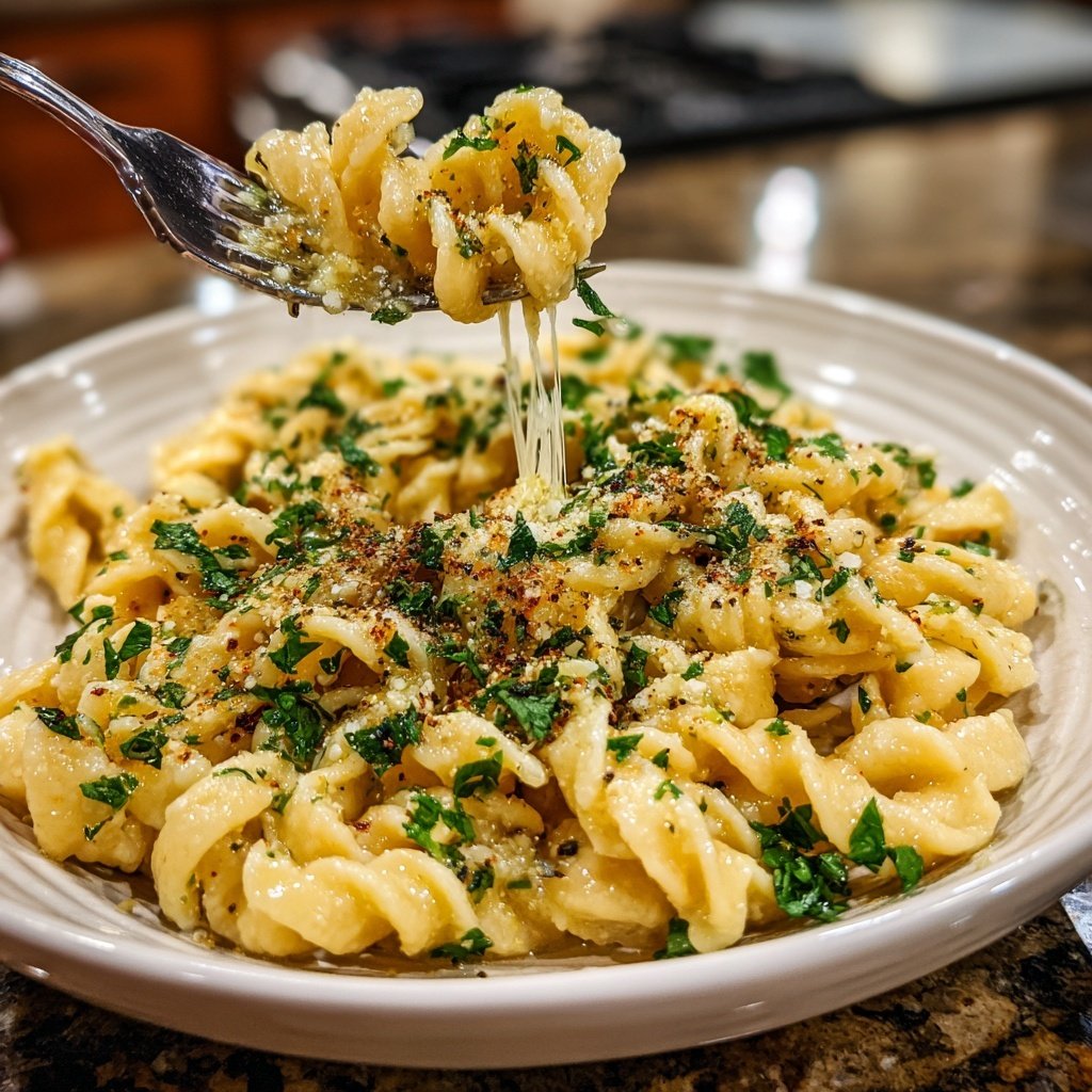 Quick Garlic Butter Pasta